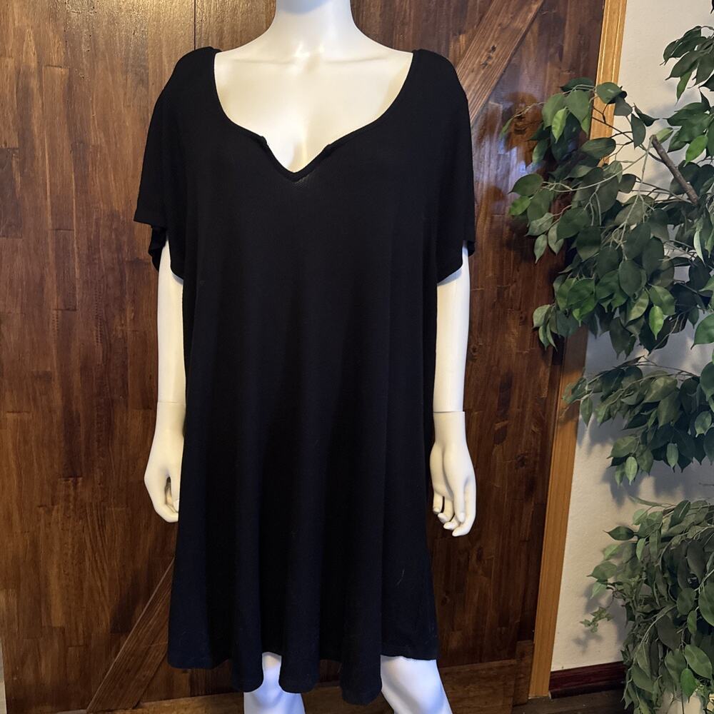 Torrid Sleep size 4 Sleepwear Black short Sleeve NIGHTGOWN Plus Size Cozy